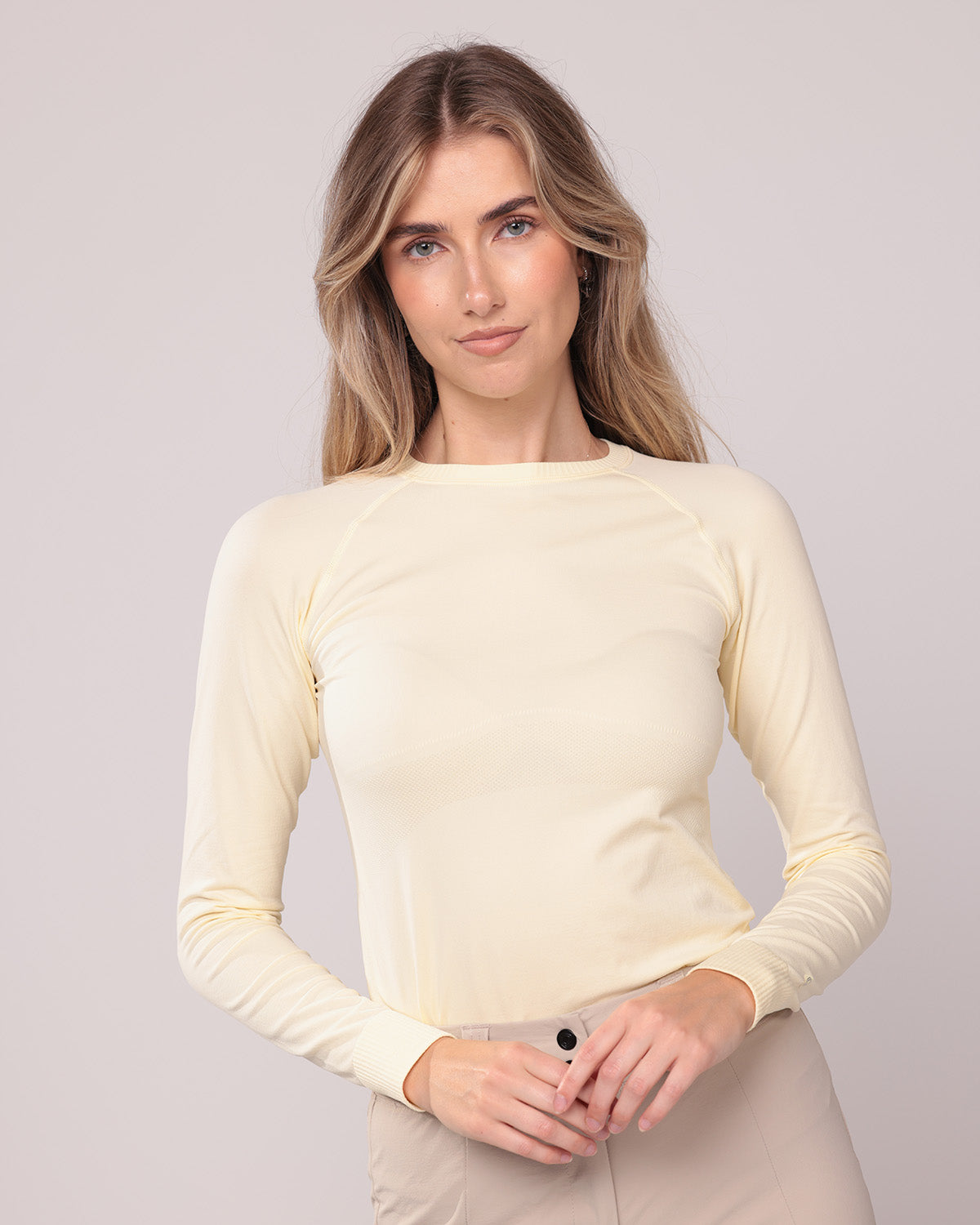 Ela Seamless Long Sleeve - Buttercup