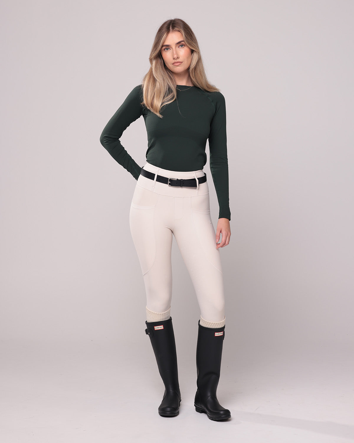 Ela Seamless Long Sleeve - Night Green