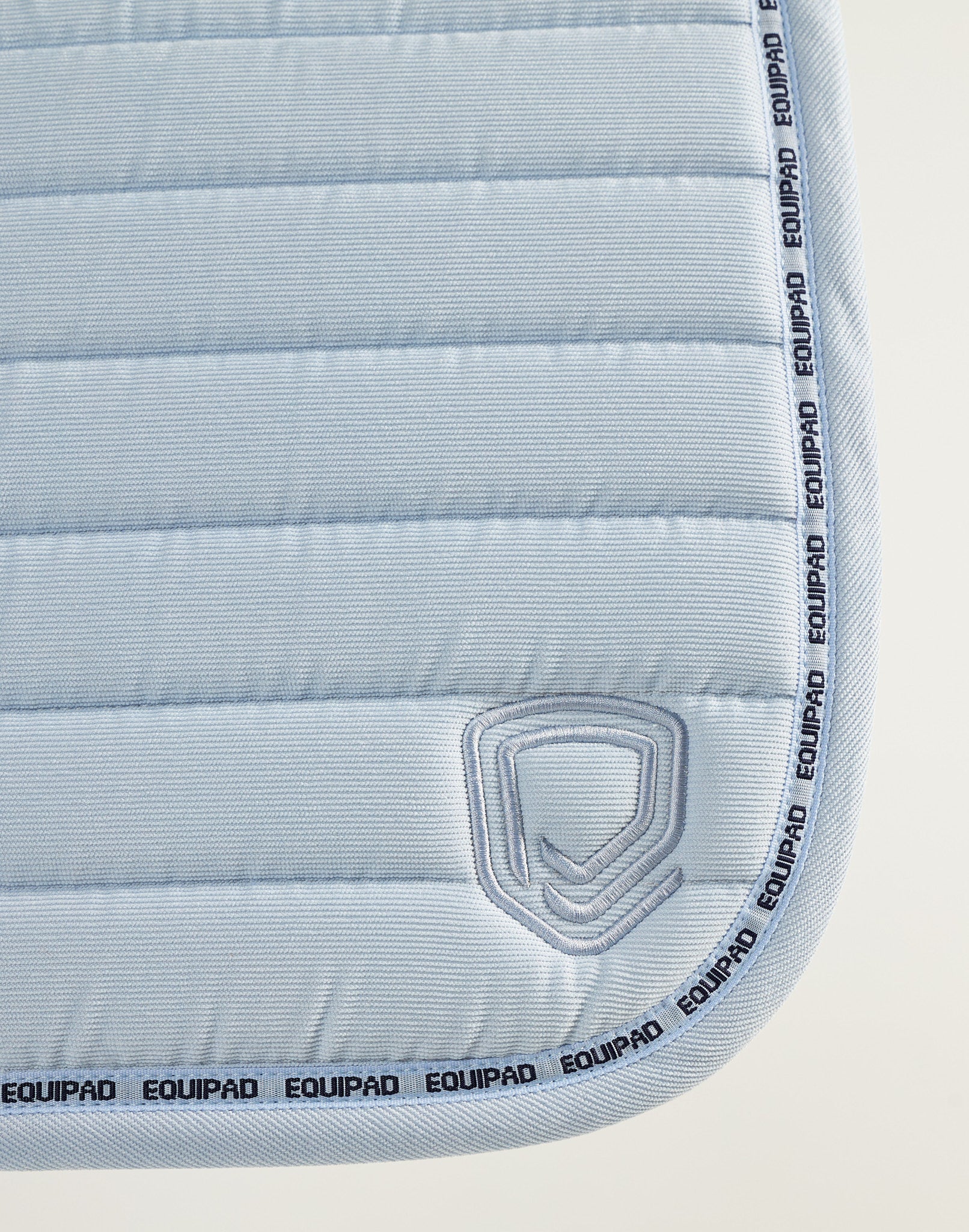 Corduroy Dressage Saddle Pad - Baby Blue