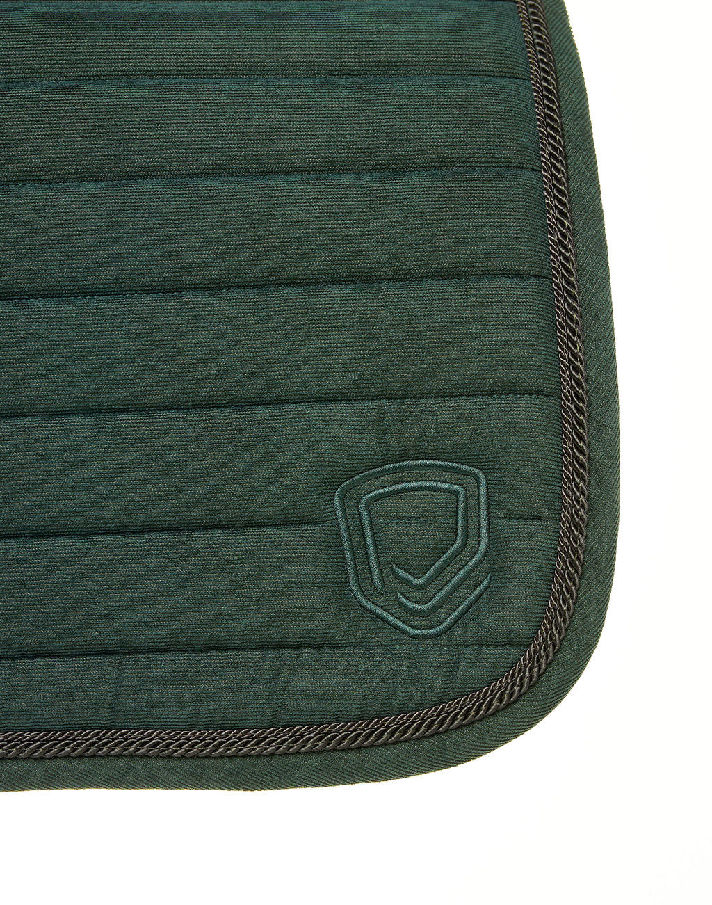 Night Green Corduroy Saddle Pad - Dressage