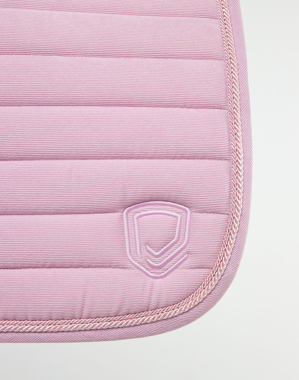 Rubie Pink Corduroy Saddle Pad - Dressage